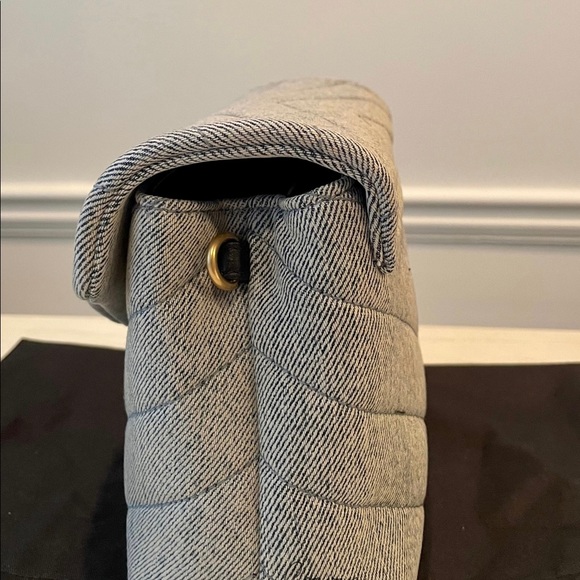 ❌❌SOLD❌❌ New Saint Laurent Denim Toy LouLou - Picture 6 of 11